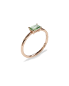 SLAETS Jewellery East-West Mini Ring Green Sapphire, 18kt Rose Gold (horloges)